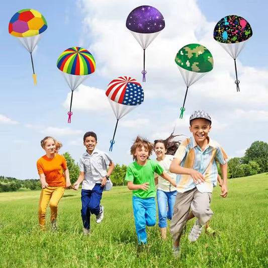 Hand Throw Parachute Army Man Flying Toys for Kids Tangle Free Throwing Toy Parachute kids Outdoor Toys