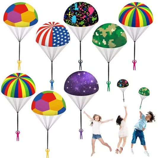 Hand Throw Parachute Army Man Flying Toys for Kids Tangle Free Throwing Toy Parachute kids Outdoor Toys